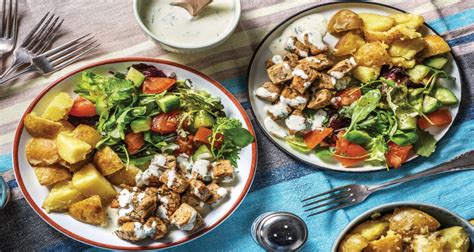 These lemon smashed potatoes are a nice diversion from classic mashed potatoes. Greek Pork & Crushed Lemon Potatoes Recipe | HelloFresh