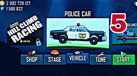 Hill Climb Racing Police Car Upgraded Jungle Stage Unlockedpart5