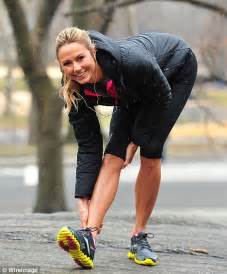 Stacy Keibler Treats A Work Out In Central Park Like Its Her Very Own