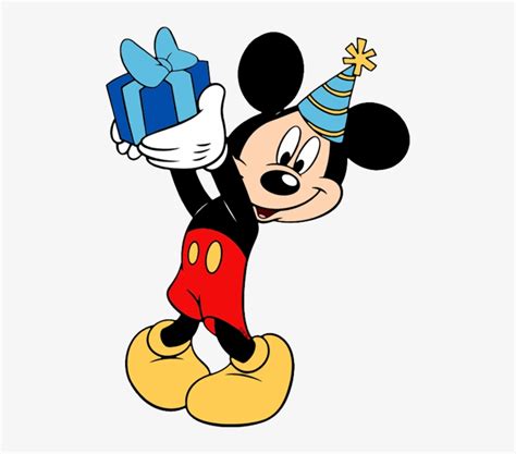 Download High Quality Happy Birthday Clipart Mickey Mouse Transparent