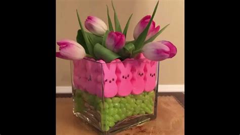 How To Make An Easter Peep Flower Arrangement In 30