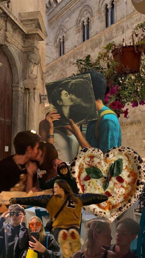 Moodboard Vintage Lover Lovers Relationship Italy Europe Pizza