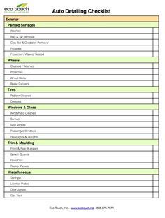 Maybe you would like to learn more about one of these? Image result for Vehicle Damage Inspection Form Template | Vehicle inspection, Car detailing ...