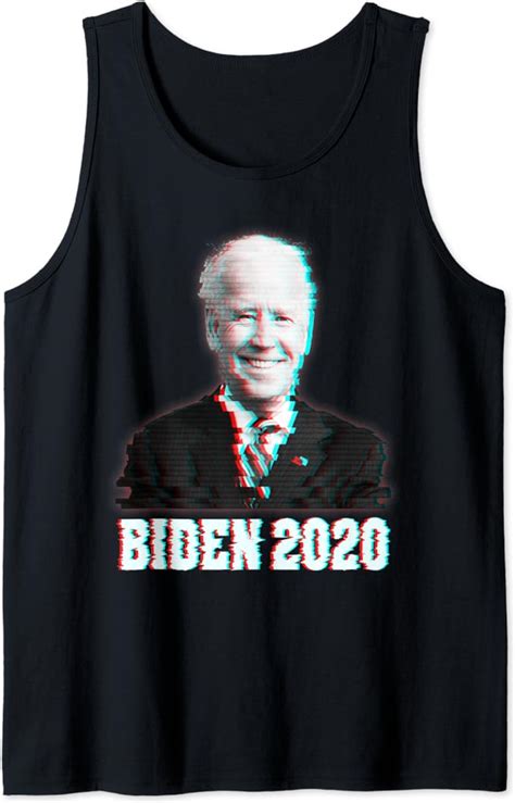 Joe Biden 2020 Glitch 4th Of July President Men Women Vote Tank Top Clothing