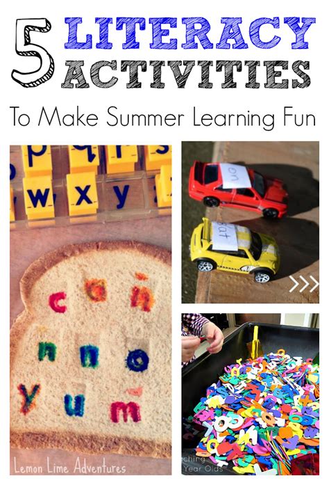 These themes will get you started planning for your week. 5 Hands On Summer Literacy Activities | Literacy ...