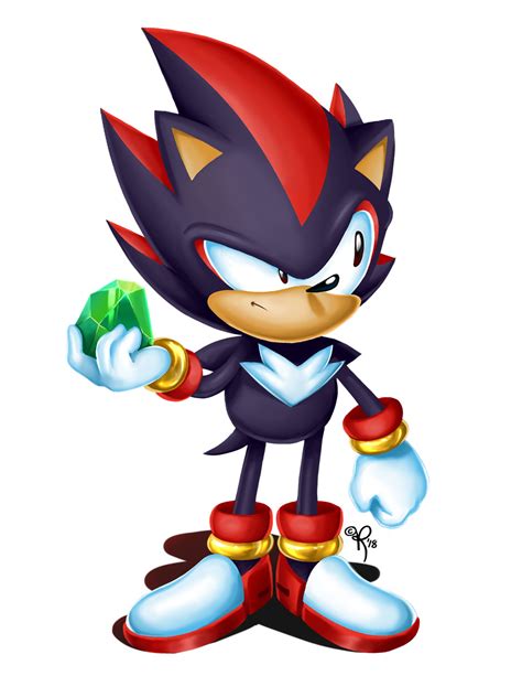 Classic Shadow Redesign Rancidire Sonic The Hedgehog Sonic Hedgehog