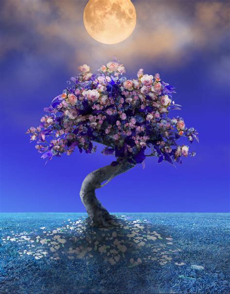 The Moons Flowering Tree By Elegantartist21 On Deviantart