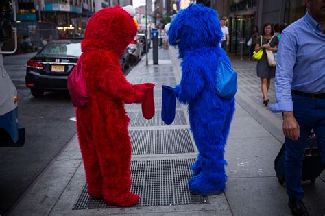 The Lives Behind Times Square Cartoon Characters The New York Times