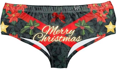 bcdshop ladies panties christmas themed panties women christmas clothing hipsters underwear