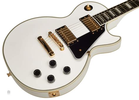 Epiphone Les Paul Custom White Opecdate