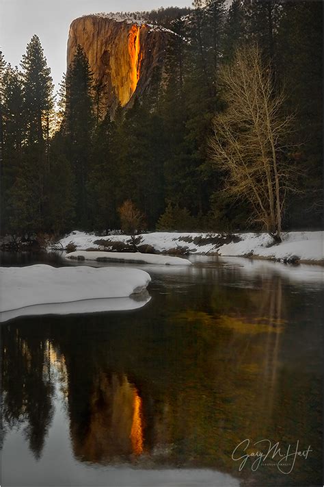 Horsetail Fall Reflection El Capitan Yosemite Eloquent Images By