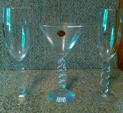 Cristal D Arques Millennium 2000 Champagne Flutes Millennium 2000 Martini Glass Cristaldarques