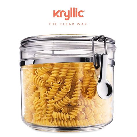 Enjoy free shipping on most stuff, even big stuff. Acrylic Canister 1 Pack - Cereal Container Air Tight ...