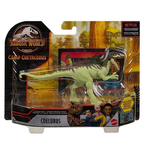 Jurassic World Attack Pack Coelurus Camp Cretaceous