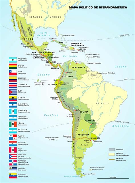 Países Hispanos Y Sus Capitales Diagram Quizlet