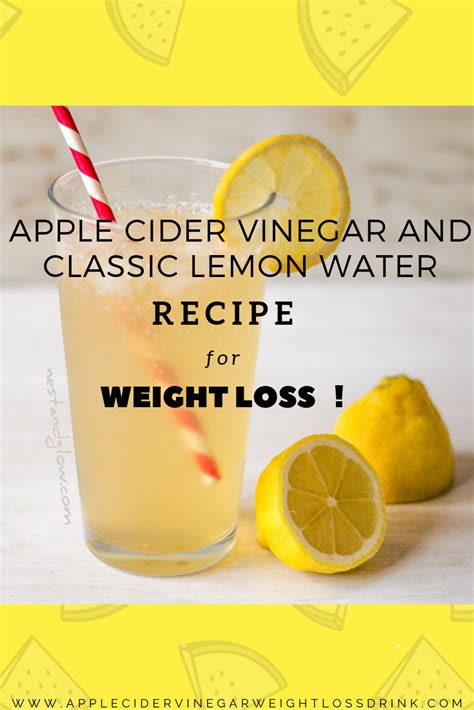 apple cider vinegar and classic lemon water recipe recipe lemon water recipe detox drinks
