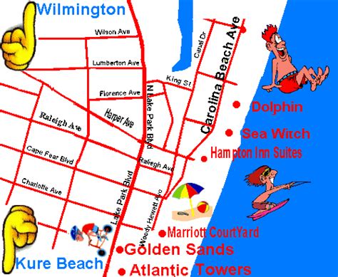 Carolina Beach Map