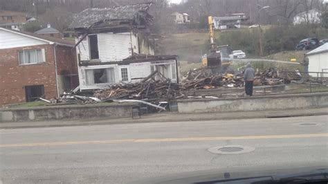 Town Destroyed History 1st House Built In Gauley Bridge Wv 1831 2017