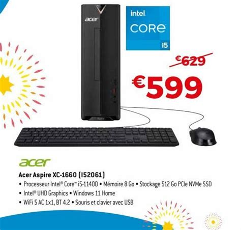 Acer Aspire Xc 1660 I52061 Promotie Bij Exellent