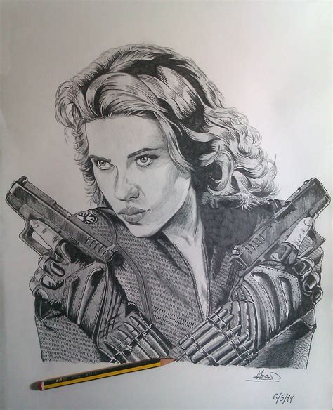 Scarlett Johansson Black Widow By Markymark83 On Deviantart