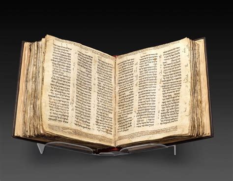 La Più Antica Bibbia Ebraica Quasi Completa Venduta Per 381 Milioni Di