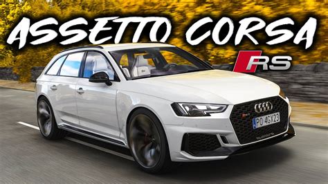 Assetto Corsa Audi RS4 Avant B9 2020 High Force With Traffic