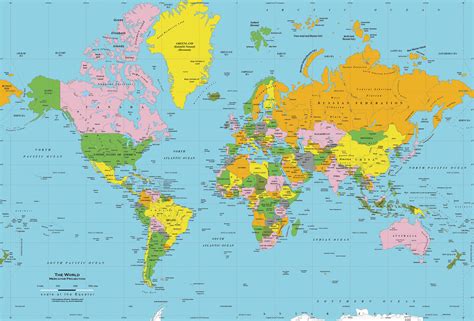 World Political Map With Countries