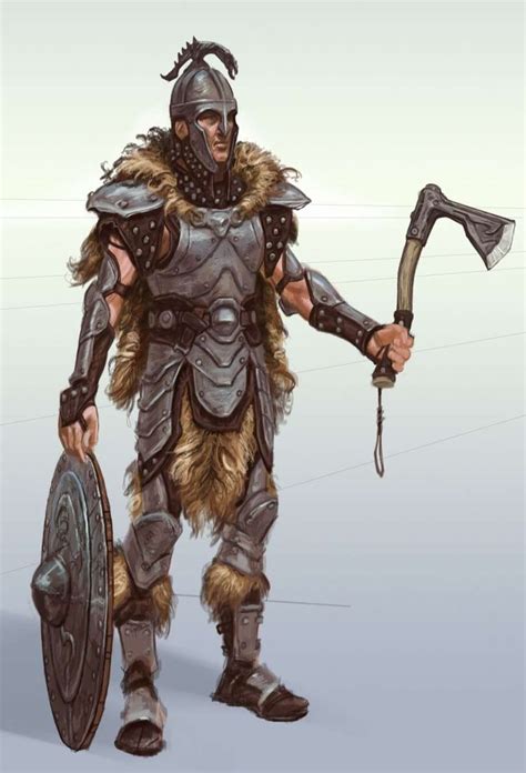 Steel Armor Concept Art From The Elder Scrolls V Skyrim