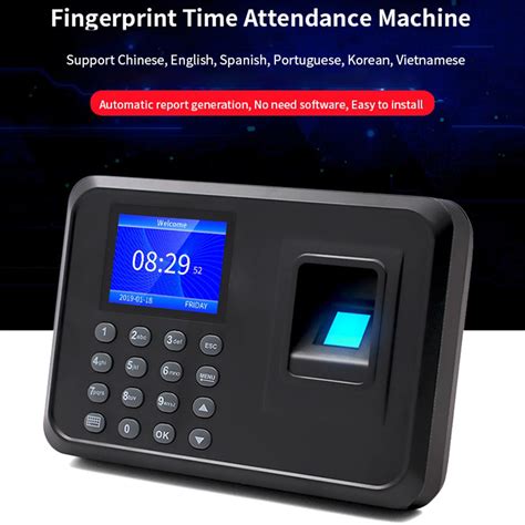 F01 High Sensitivity Biometric Fingerprint Time Attendance Lazada PH