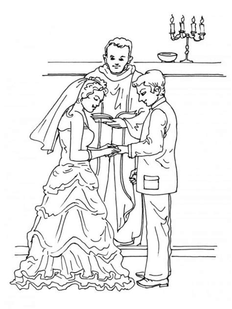 Desenhos De Casamento Para Colorir E Imprimir Colorironline