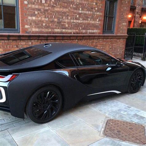 Hellish looking matte black bmw m4 with hre performance wheels. Blacked out Matte BMW i8/ honestly this is the sexiest car out there it's so beautiful | Coches ...