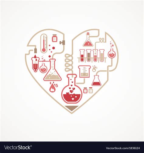 Chemistry Love Royalty Free Vector Image Vectorstock