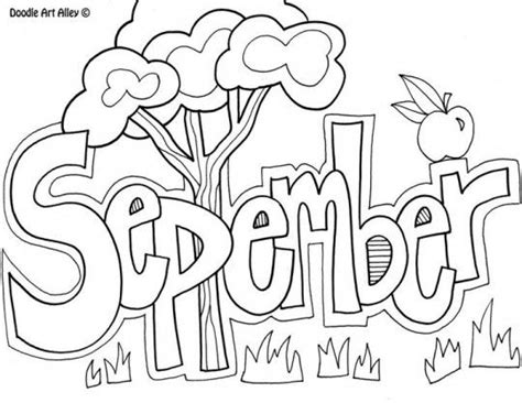 Month | Free coloring pages for kids School Coloring Pages, Fall