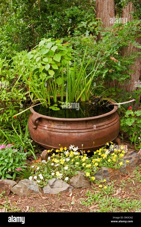 Large Metal Cauldron Tub Spectacular And Unique Water Feature With