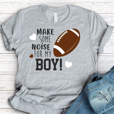 Football Svg Make Some Noise For My Boy Svg Dxf Football Etsy