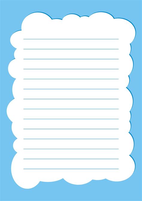 Printable Notebook Paper Template