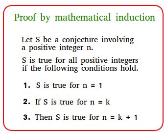 Proof by Mathematical Induction