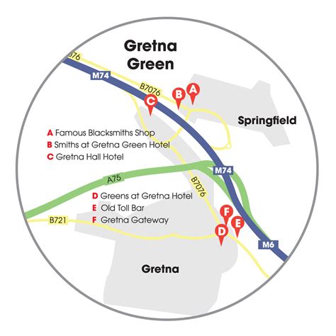 Directions And Map To Visit Gretna Green Scotland