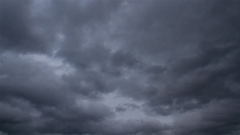 Heavy Rain Clouds Before A Storm Time Lapse Stock Footage Video 4610042