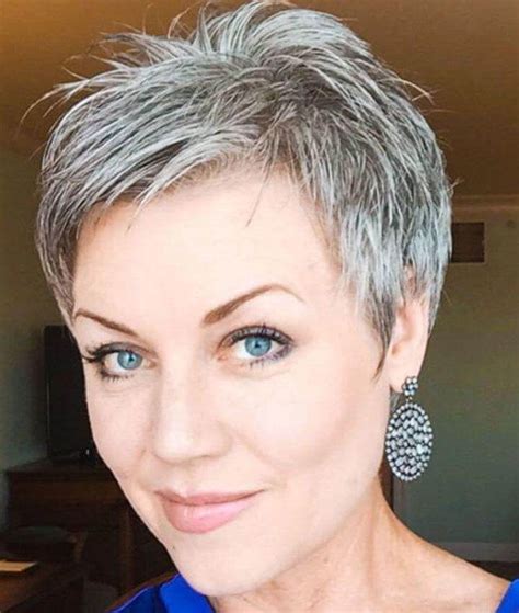 short haircuts for gray hair 2020 cute hairstyle ideas for long face hot sex picture