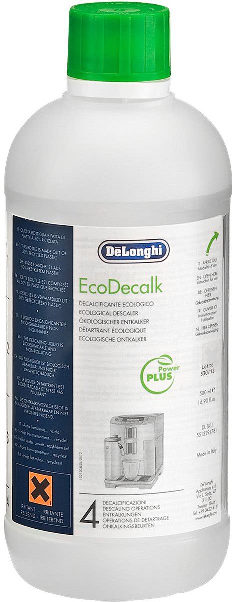 4.3 out of 5 stars 118. Delonghi ECODECALK Coffee Machine Descaler Cleaning Liquid ...