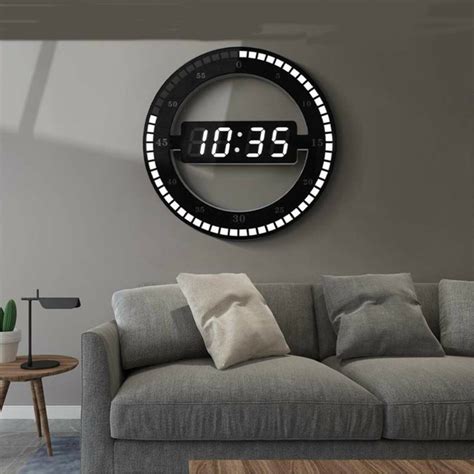 Modern Digital Wall Clock Foter