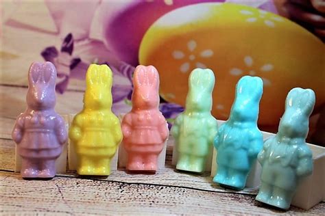 Easter Bunny Soaps 6 6 Bunny Soap Favors Easter Soap Etsy Easter