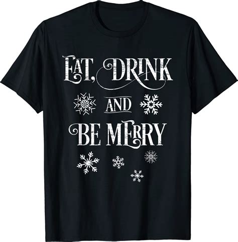 Christmas Vintage With Sayings And Snowflakes T Shirt Clothing