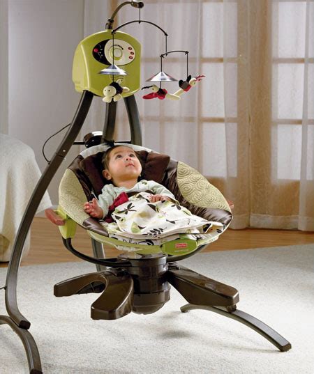 Zen Collection Cradle Baby Swing Is A Great Place For Your Kids To
