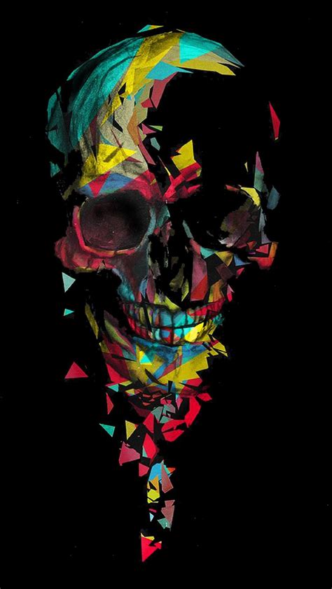 Colored Skull Wallpaper By Skateboy 68 Free On Zedge Arte Del