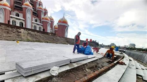 Plt Gubernur Sulsel Lanjutkan Pembangunan Masjid 99 Kubah