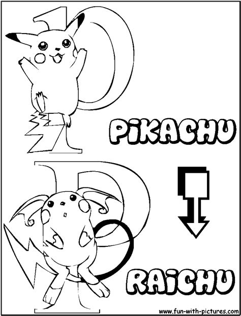 You can find the bulbasaur, charmander, togepi, squirtle, meowth and many other pokémon on our website. P Pikachu Raichu Coloring Page