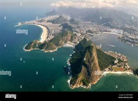 Vista Aérea De Río De Janeiro Y El Pan De Azúcar Brasil América Del