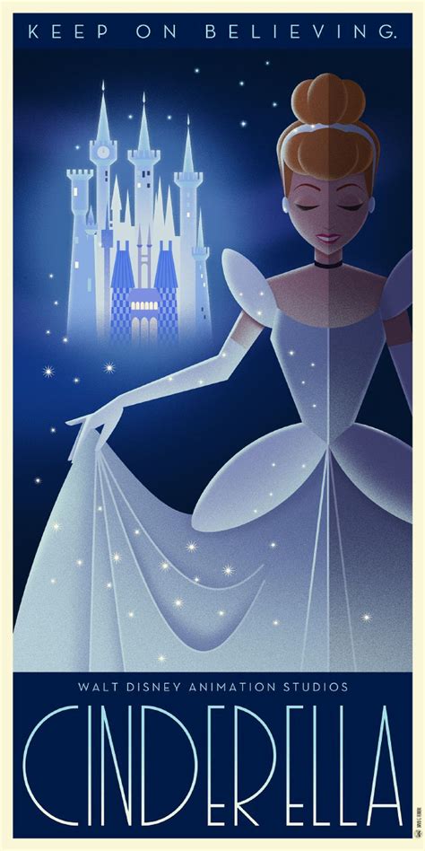 Mais si le premier est naturellement doué, le deuxième, quant à lui, ne sait pas manipuler la magie. These 12 Amazing Art Déco Disney Poster's Bring a Whole ...